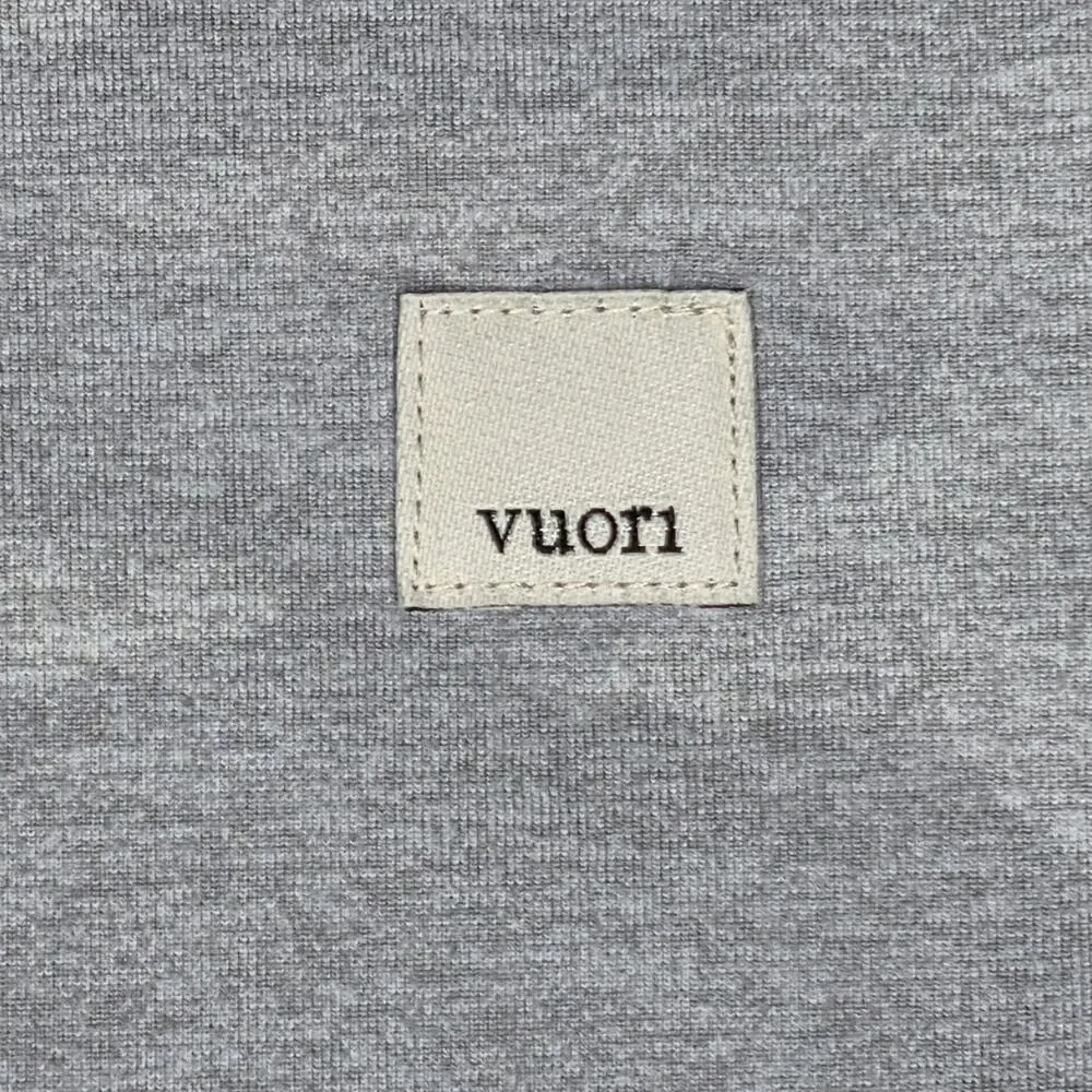 VUORI CLEAN ELEVATION HIGH‑RISE LEGGINGS – WOMEN’S S – GRAY CAMO – 7/8 LENGTH